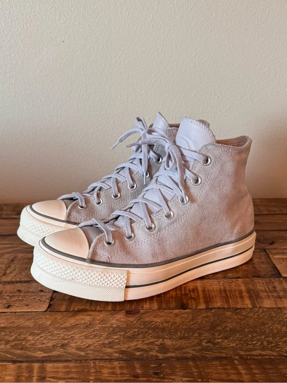 Women’s Converse Chuck Taylor All-Star High-Top Sneakers in Gravel/Iron Gray - Picture 5 of 14
